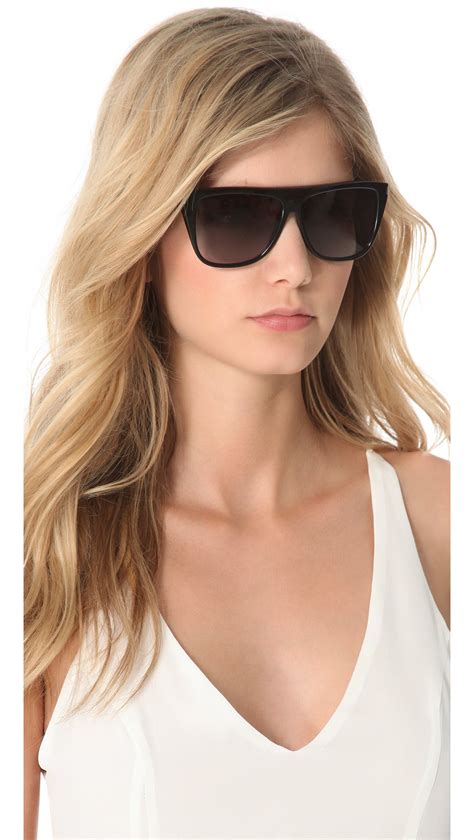 ysl eyeglasses women's|saint laurent flat top sunglasses.